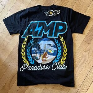 AMP-Any Means Possible Paradise Club Graphic T-Shirt